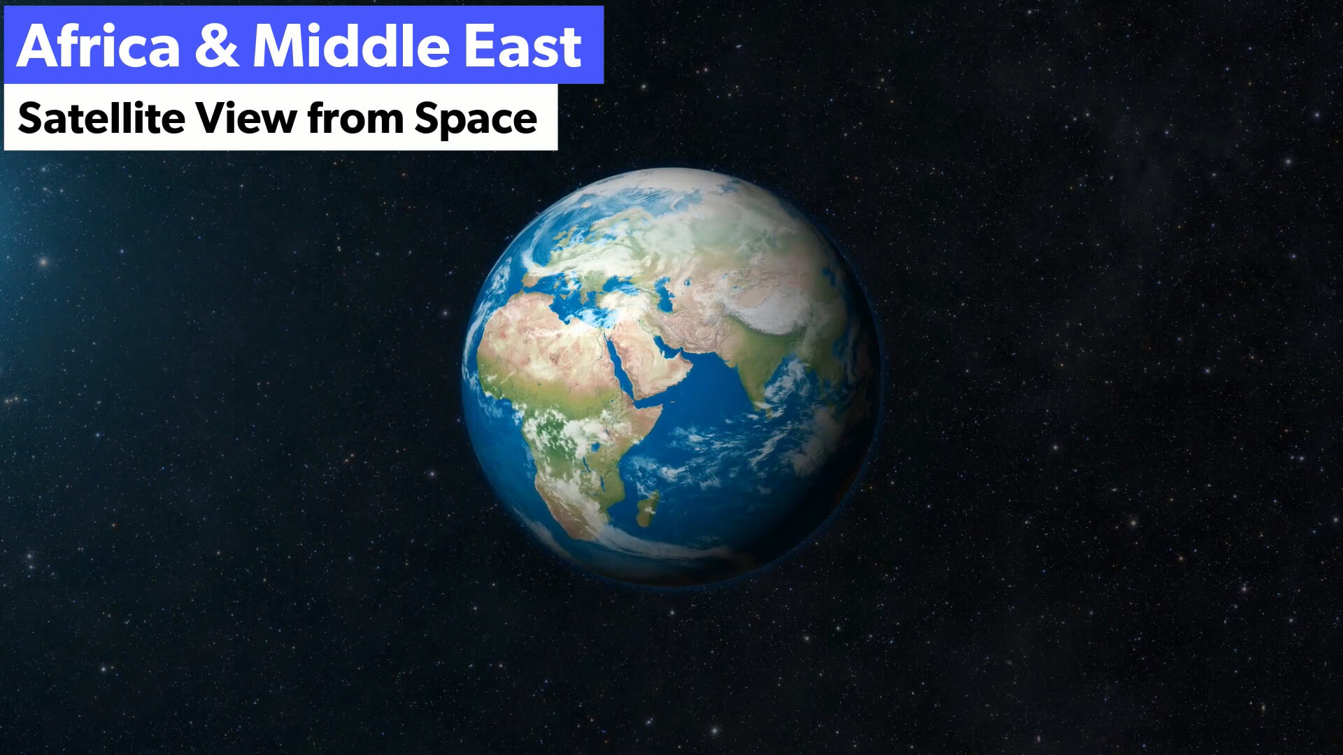 Africa and Middle East from Space